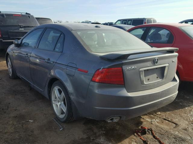 19UUA66255A023612 - 2005 ACURA TL GRAY photo 3