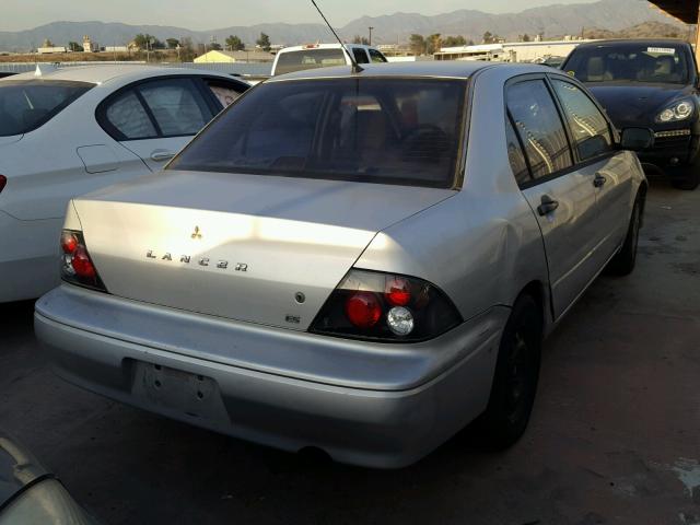 JA3AJ26E23U046750 - 2003 MITSUBISHI LANCER ES SILVER photo 4