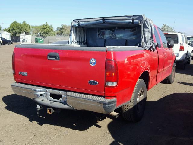 1FTRX17LXXKB73645 - 1999 FORD F150 RED photo 4