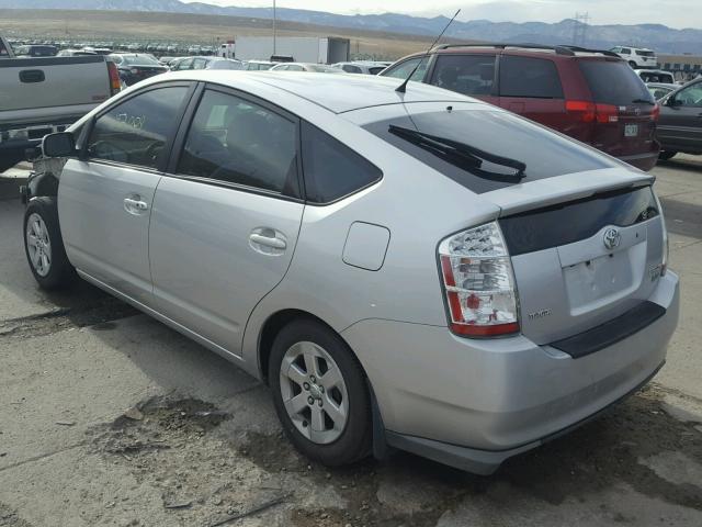 JTDKB20U183451093 - 2008 TOYOTA PRIUS SILVER photo 3