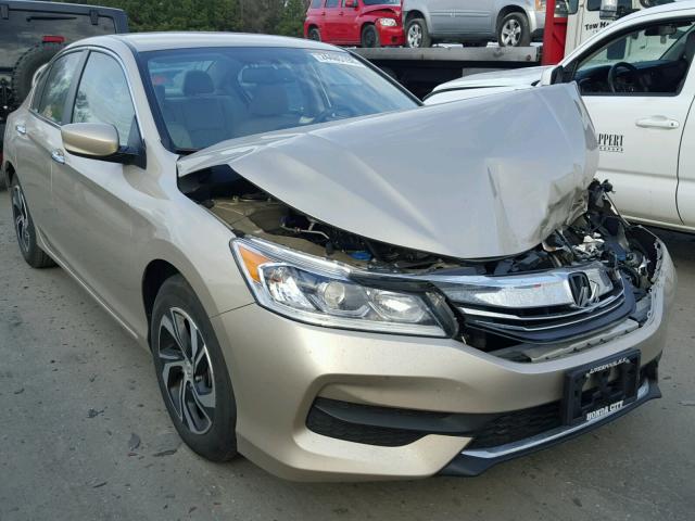 1HGCR2F36GA146652 - 2016 HONDA ACCORD LX GOLD photo 1