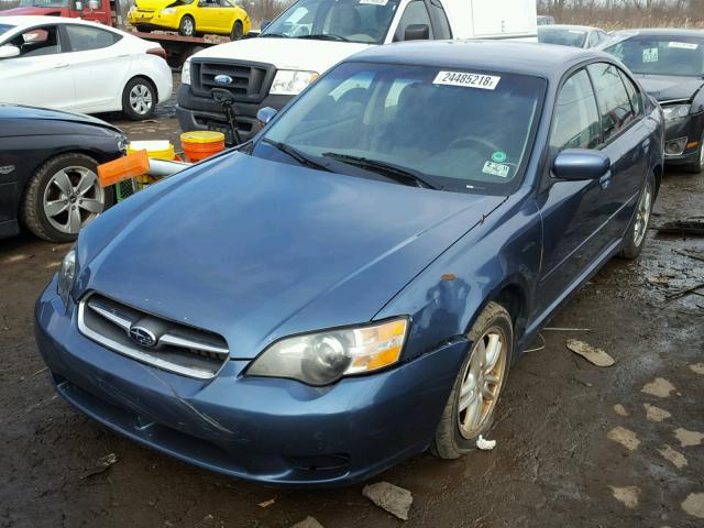 4S3BL616057225636 - 2005 SUBARU LEGACY 2.5 BLUE photo 2