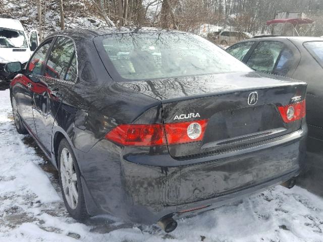 JH4CL96974C011210 - 2004 ACURA TSX BLACK photo 3