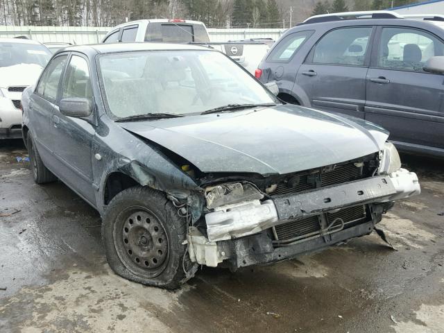 JM1BJ225830177619 - 2003 MAZDA PROTEGE DX GREEN photo 1