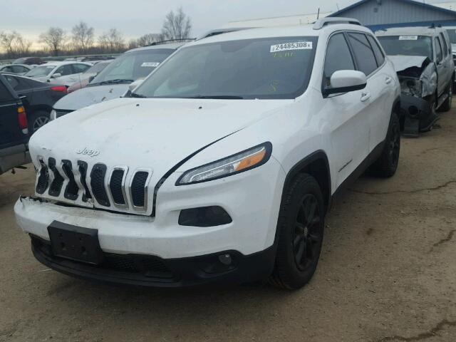 1C4PJMCS7EW230381 - 2014 JEEP CHEROKEE L WHITE photo 2