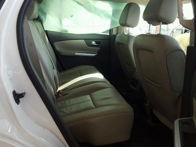 2FMDK4JC8DBA56019 - 2013 FORD EDGE SEL WHITE photo 6