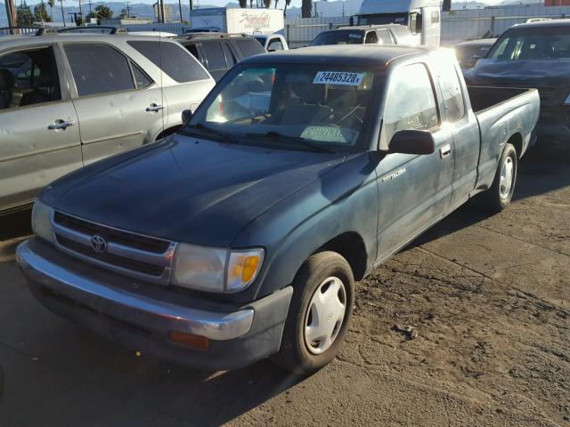 4TAVL52N4WZ174673 - 1998 TOYOTA TACOMA XTR GREEN photo 2