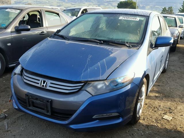 JHMZE2H77AS032941 - 2010 HONDA INSIGHT EX BLUE photo 2