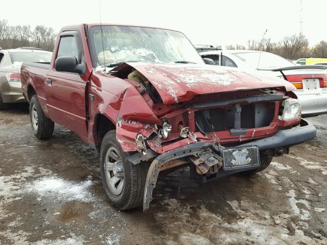 1FTYR10D34PB45838 - 2004 FORD RANGER RED photo 1