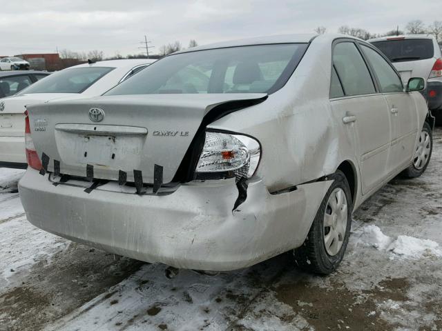 4T1BE32K52U044299 - 2002 TOYOTA CAMRY LE GRAY photo 4