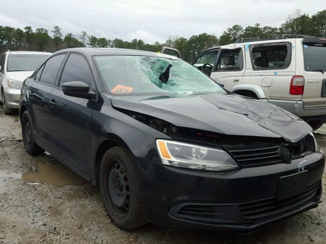 3VW2K7AJ8CM326050 - 2012 VOLKSWAGEN JETTA BASE შავი ფოტო 1