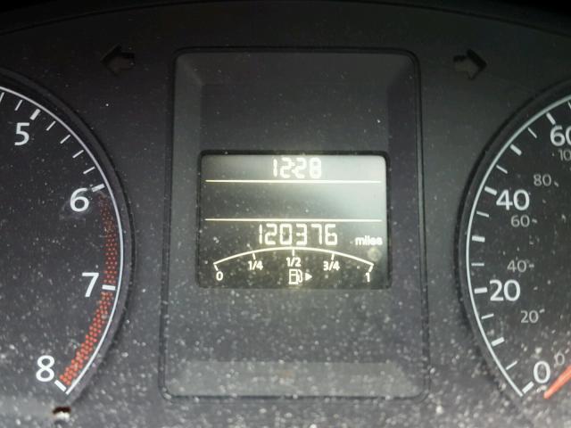 3VW2K7AJ8CM326050 - 2012 VOLKSWAGEN JETTA BASE შავი ფოტო 8