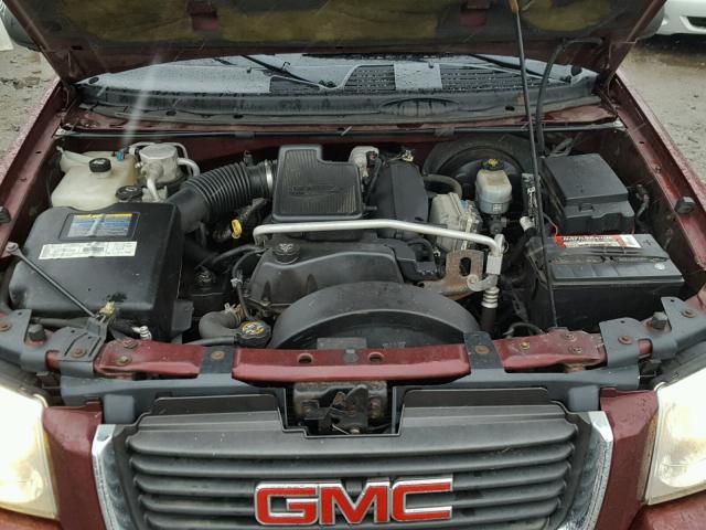 1GKET16S236243455 - 2003 GMC ENVOY XL BURGUNDY photo 7