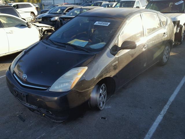 JTDKB20U867532923 - 2006 TOYOTA PRIUS BLACK photo 2