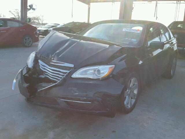 1C3CCBBB0DN501286 - 2013 CHRYSLER 200 TOURIN BLACK photo 2