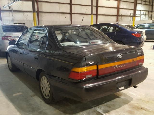 1NXAE00BXSZ228134 - 1995 TOYOTA COROLLA LE BLACK photo 3