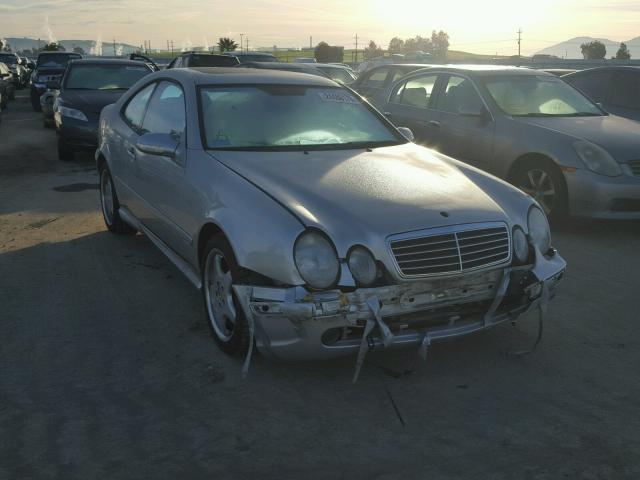 WDBLJ70G71T058668 - 2001 MERCEDES-BENZ CLK 430 SILVER photo 1