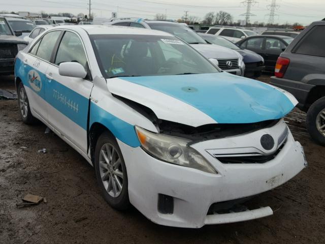 4T1BB3EK5BU131429 - 2011 TOYOTA CAMRY HYBR WHITE photo 1