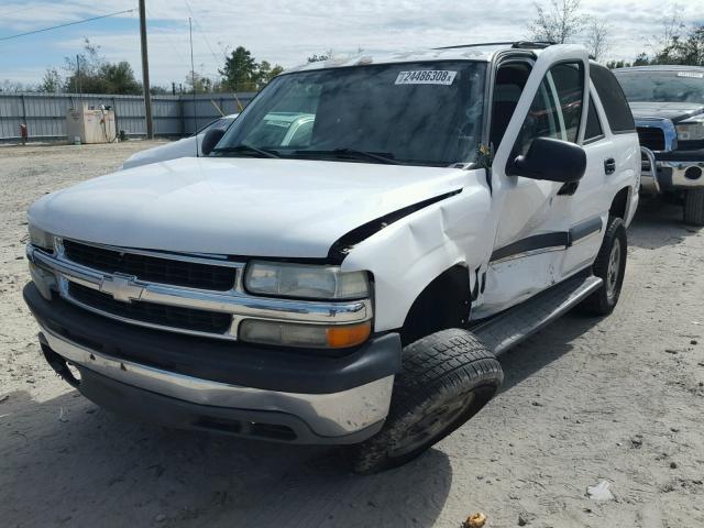 1GNEC13V94J101880 - 2004 CHEVROLET TAHOE C150 WHITE photo 2