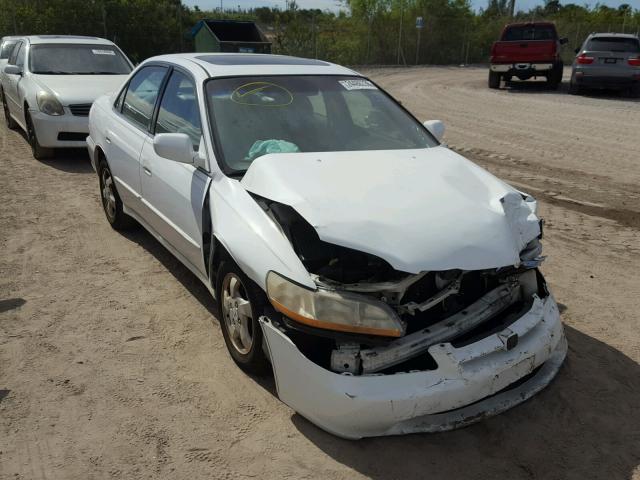 1HGCG5654YA121498 - 2000 HONDA ACCORD EX WHITE photo 1