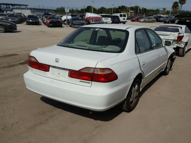 1HGCG5654YA121498 - 2000 HONDA ACCORD EX WHITE photo 4