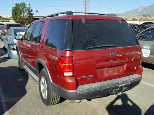 1FMZU63WX4ZA67779 - 2004 FORD EXPLORER X RED photo 3