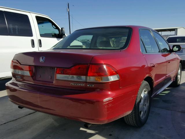 1HGCG16561A086834 - 2001 HONDA ACCORD EX RED photo 4