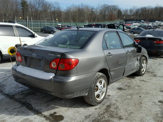 2T1BR32EX5C555463 - 2005 TOYOTA COROLLA CE GRAY photo 4