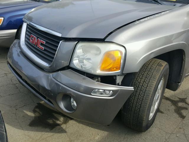 1GKDS13S452314698 - 2005 GMC ENVOY GRAY photo 9