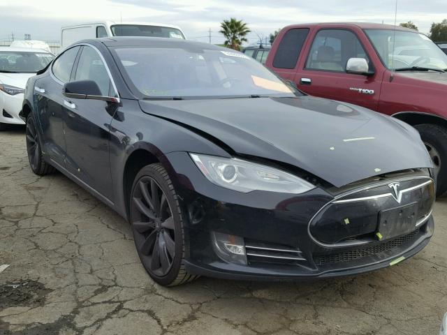 5YJSA1DP0DFP06928 - 2013 TESLA MODEL S BLACK photo 1