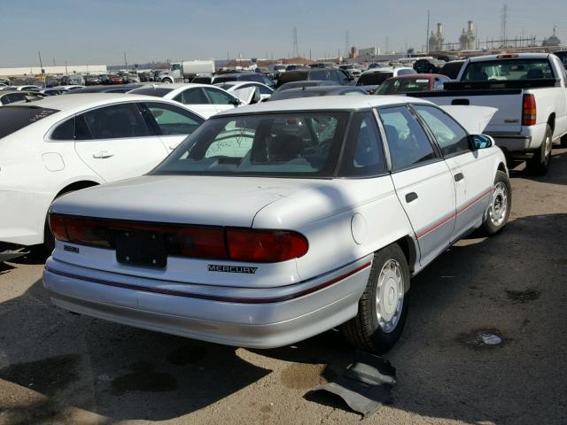 1MELM5341NG652040 - 1992 MERCURY SABLE LS WHITE photo 4