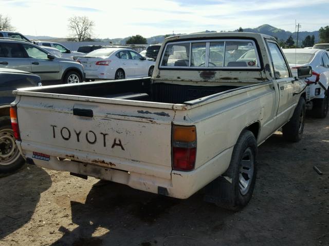 JT4RN50R6F0070437 - 1985 TOYOTA PICKUP 1/2 BEIGE photo 4