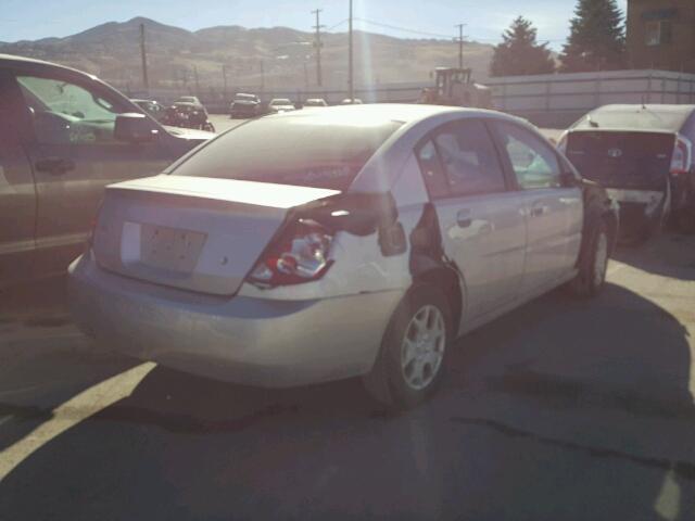 1G8AZ52F54Z138282 - 2004 SATURN ION LEVEL SILVER photo 4