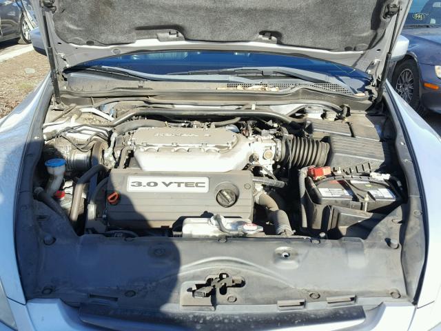 1HGCM81624A016642 - 2004 HONDA ACCORD EX SILVER photo 7