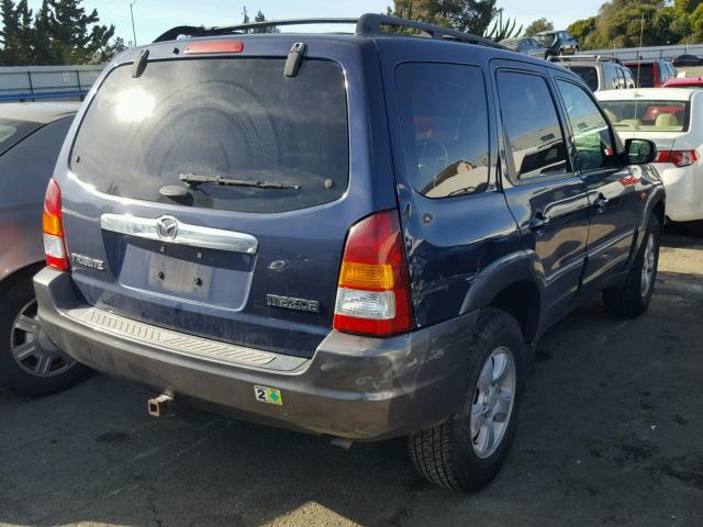 4F2CZ06143KM31632 - 2003 MAZDA TRIBUTE ES BLUE photo 4
