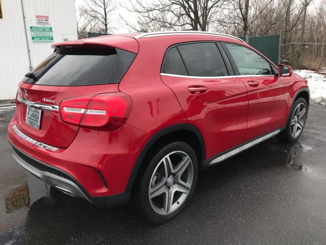 WDCTG4GB8FJ172961 - 2015 MERCEDES-BENZ GLA 250 4M RED photo 4