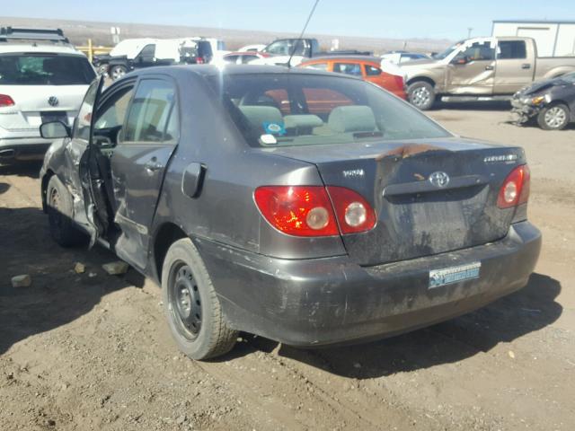 2T1BR32E95C435637 - 2005 TOYOTA COROLLA CE GRAY photo 3