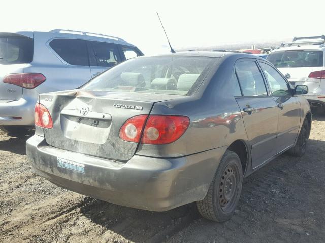 2T1BR32E95C435637 - 2005 TOYOTA COROLLA CE GRAY photo 4