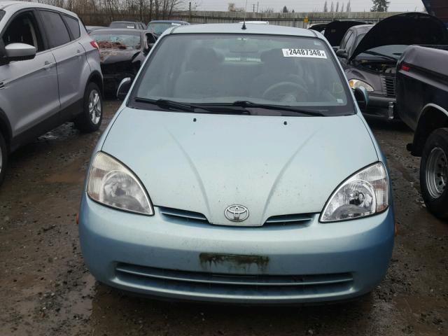 JT2BK12U410011442 - 2001 TOYOTA PRIUS BLUE photo 9