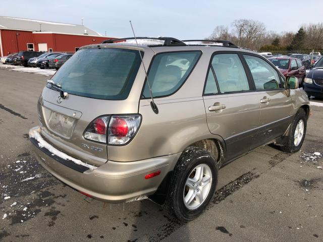 JTJGF10U110117249 - 2001 LEXUS RX 300 GOLD photo 4