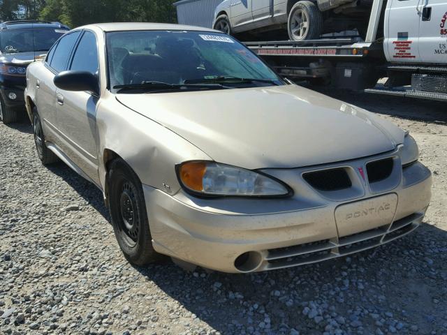 1G2NE52E05M142107 - 2005 PONTIAC GRAND AM S ოქროსფერი ფოტო 1