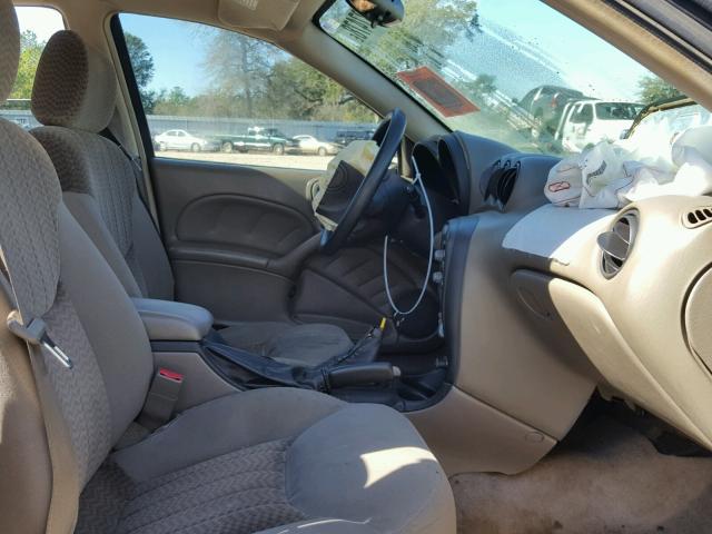 1G2NE52E05M142107 - 2005 PONTIAC GRAND AM S ოქროსფერი ფოტო 5