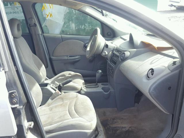 1G8AG52F23Z120438 - 2003 SATURN ION LEVEL SILVER photo 5