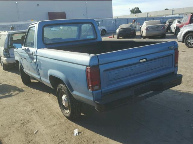 1FTCR10S5FUB79521 - 1985 FORD RANGER BLUE photo 3