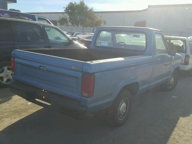 1FTCR10S5FUB79521 - 1985 FORD RANGER BLUE photo 4