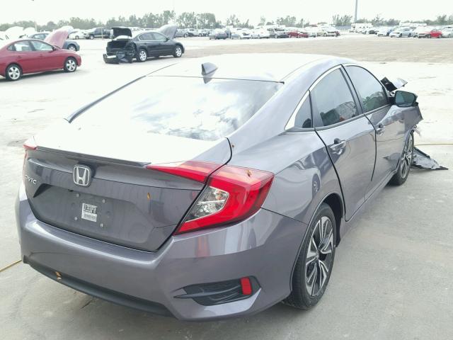 19XFC1F39GE006325 - 2016 HONDA CIVIC EX ნაცრისფერი ფოტო 4