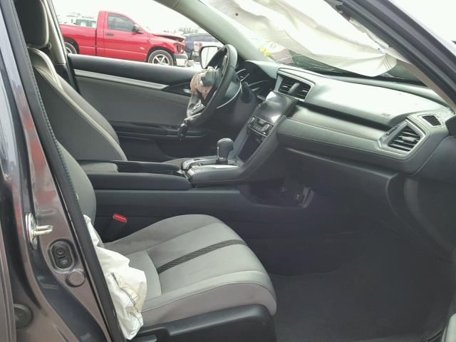 19XFC1F39GE006325 - 2016 HONDA CIVIC EX ნაცრისფერი ფოტო 5