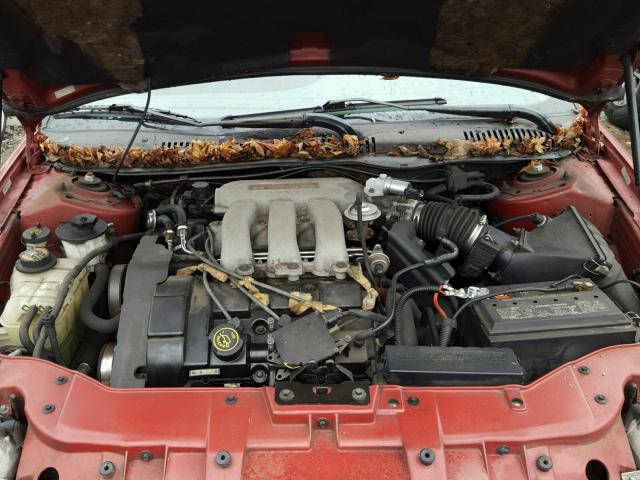 1FALP53S0VG123756 - 1997 FORD TAURUS LX RED photo 7