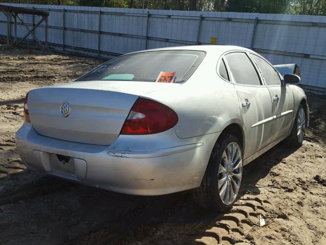 2G4WD582671105153 - 2007 BUICK LACROSSE C SILVER photo 4