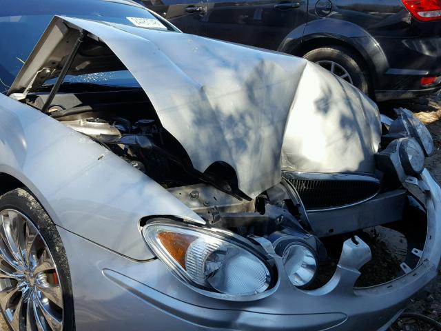 2G4WD582671105153 - 2007 BUICK LACROSSE C SILVER photo 9